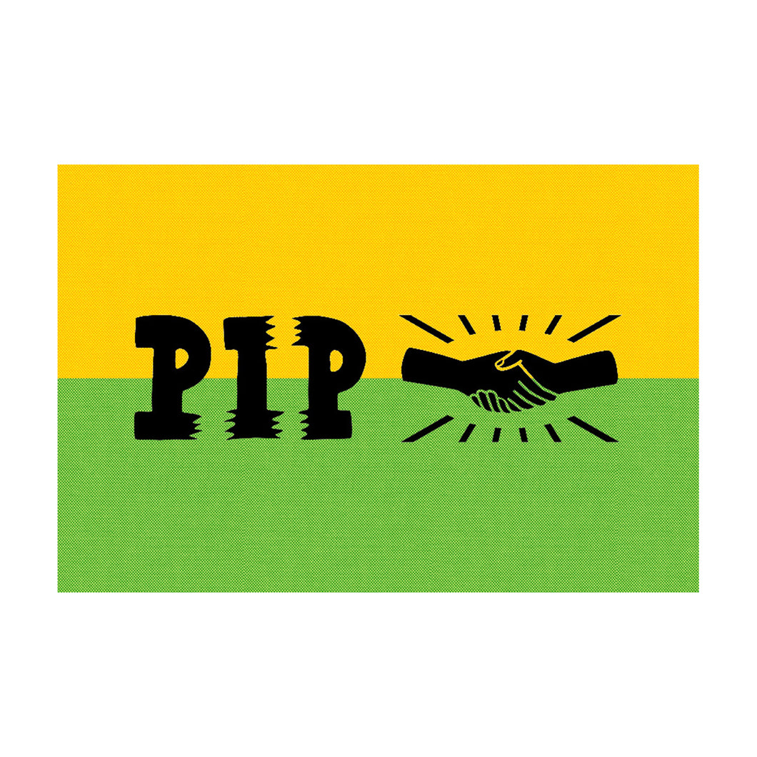 PIP 'LOGO' FLAG | GREEN-YELLOW